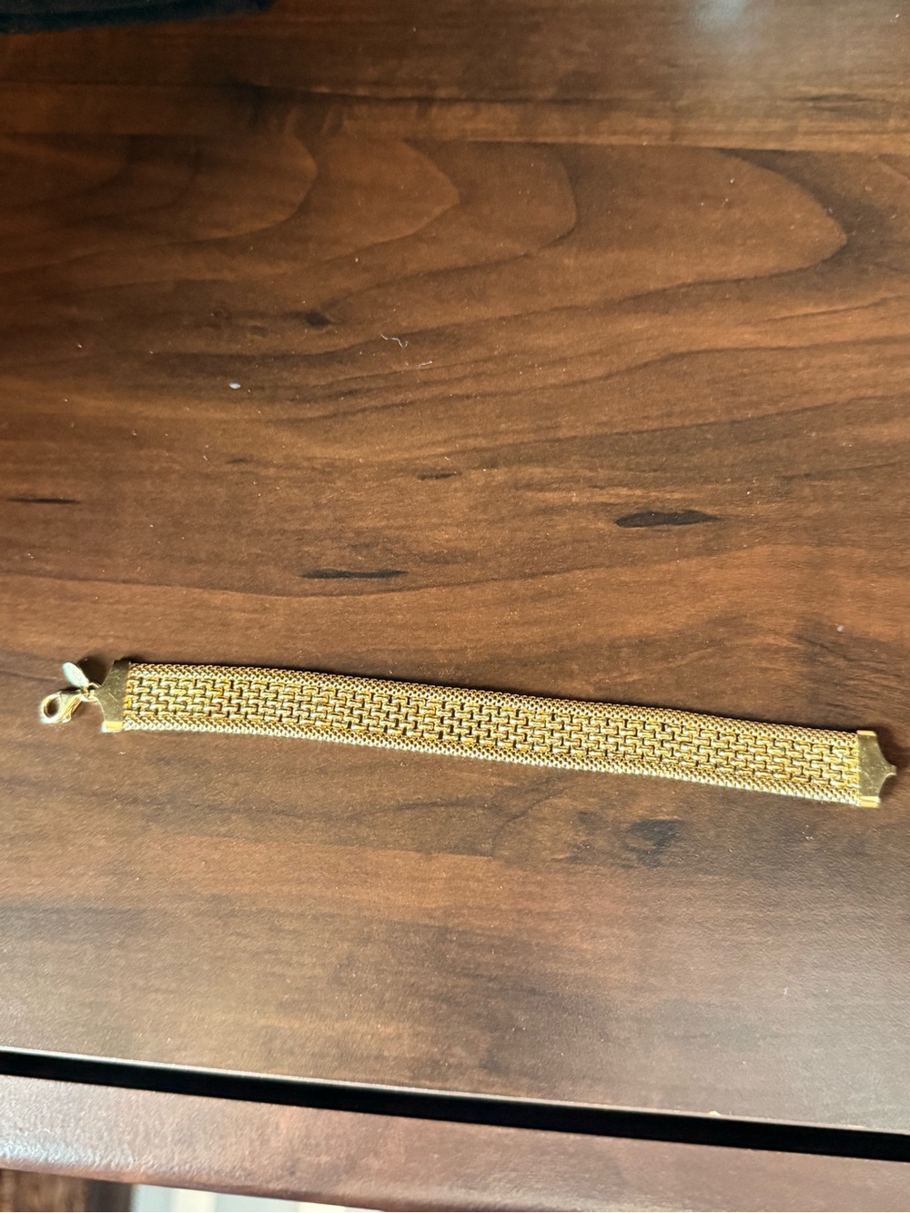 Dyadema 925 Gold Vermeil Mesh Bracelet with Lobster Clasp - Gorgeous!